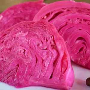 წითელი კომბოსტოს მჯავე